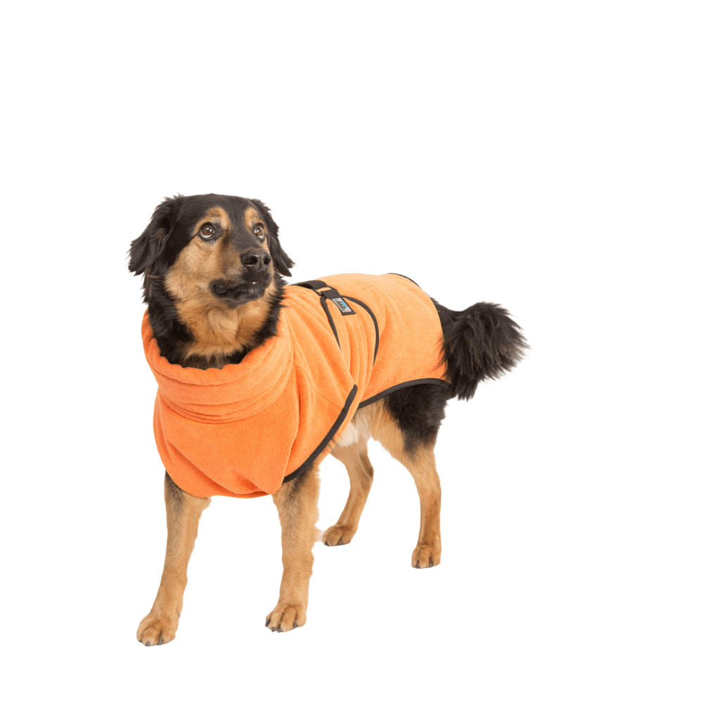 hundebademantel-orange
