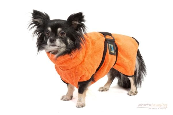 hundebademantel-orange