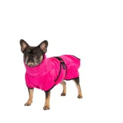hundebademantel-pink